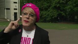 VOICED : No laughing matter Izzard brings Brexit debate to students News Clip