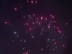 Fireworks display on Chinese New Year News Clip