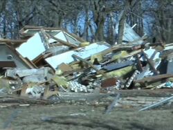 At least eight bodies have been recovered in Lone Grove, Okla., the hardest hit town, after a powerful tornado touched down in the state Tuesday.  Some of the victims were killed by flying debris. One man died when a pickup truck fell on him. News Clip