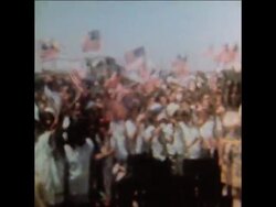 SYND 17/06/74 US PRESIDENT NIXON VISITS KNESSET AND WIFE PAM VISITS KIBBUTZ News Clip