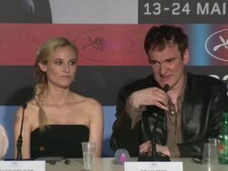 Cannes Film Festival 2009: Inglourious Basterds Press Conference & Arrivals Stock Footage