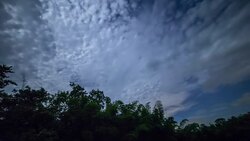 Cloud at night Stock Footage