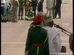 NIGERIA: OLUSEGUN OBASANJO INAUGURATION CEREMONY (2) News Clip
