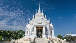 Temple in asia timelapse Stock Footage