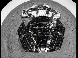 Robotic arm makes first contact with surface News Clip