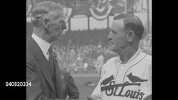 Connie Mack and Gabby Street in photo op News Clip