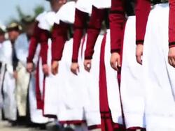 Traditional Bavarian Costume Parade (Selective Focus) Stock Footage