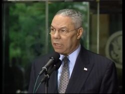 US Sec of State Powell comments on Kashmir, N Korea News Clip