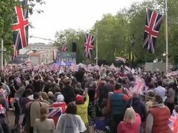 ATMOSPHERE: BBC Concert Diamond Jubilee at Buckingham Palace on June 04, 2012 in London, England (Footage by WireImage Video/Getty Images) Stock Footage