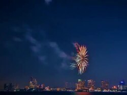 Vibrant firework Stock Footage