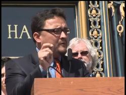 The furor over Arizona's new law cracking down on illegal immigrants grew Monday as opponents used refried beans to smear swastikas on the state Capitol and civil rights leaders demanded a boycott of the state. News Clip