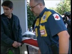 Children injured in Beslan arrive at Moscow hospital News Clip