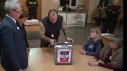 CLEAN : Ukraine main rebel leader wins vote: separatist exit poll News Clip