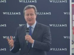 David Cameron Speaks At Williams Advanced Engineer Facility News Clip