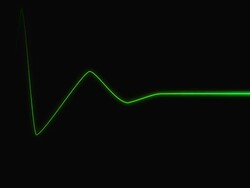 Pulse #1 green + alpha Stock Footage