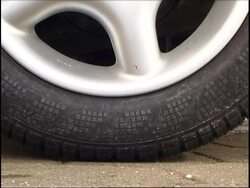 Car Tire Stock Footage