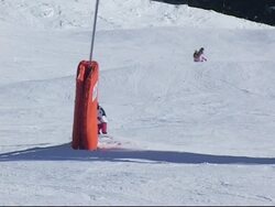 How a snow machine is combatting the warm winter in the French Alps News Clip