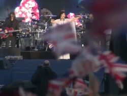 Shirley Bassey at BBC Concert Diamond Jubilee at Buckingham Palace on June 04, 2012 in London, England (Footage by WireImage Video/Getty Images) Stock Footage