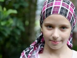 Smiling Cancer Survivor Stock Footage