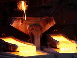 Molten copper Stock Footage