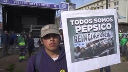 Unions march against Argentine leader's policies News Clip