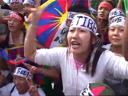 Tibetan exiles detained after anti-China demo Instructional Video