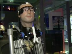 Bionic Man Moving Head News Clip