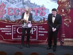 Helen Mirren accepts award - The Hasty Pudding Theatricals Honor Helen Mirren as 2014 Woman of the Year Stock Footage