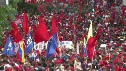 CLEAN : Venezuelans march News Clip