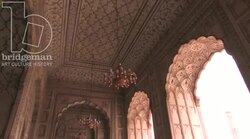 Daily scenes at Badshahi Mosque, Lahore Stock Footage