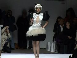 CLEAN: Chinese 'panda artist' puts icon on Paris catwalkeadline - same as Event name News Clip