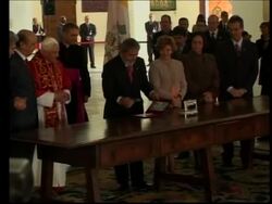 WRAP Pope meets Lula; preps at stadium where pope will address youth News Clip