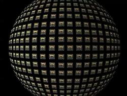 SPAM icons grid Stock Footage