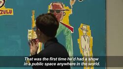 CLEAN : Basquiat exhibition and Banksy tribute on show at Barbican News Clip