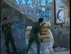 Five wounded as gunmen and Palestinian police exchange fire News Clip