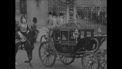 CAN658 ROYAL COACH ARRIVES AT WESTMINSTER PALACE FOR PARLIAMENT OPENING BY QUEEN Instructional Video