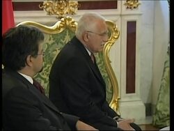 Russian President meets Czech President, comments on missile row News Clip