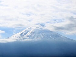 HD Time-lapse: Fujisan Landscape with cloud Stock Footage