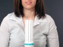 Giving energy light bulb Stock Footage