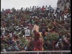 Somalia - Aidid's successor addresses first rally News Clip