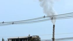 Air pollution Stock Footage