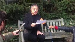 Ishiguro comments on his Nobel prize for literature News Clip