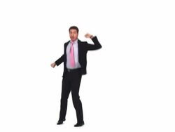 HD: Mad Businessman Stock Footage