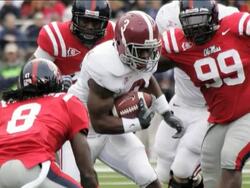 Florida remains the top team in college football after a win over LSU. Tim Tebow returned from a concussion to lead the Gators. Alabama is now No. 2 after beating Ole Miss, with Texas dropping to No. 3 despite a win over Colorado. (Oct. 12) News Clip