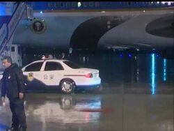 President Barack Obama is making his first trip to China. He's arrived in Shanghai, where he'll hold talks with local officials and hold an American-style town hall with Chinese university students. News Clip