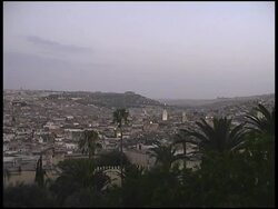 Rabat Capital City Cityscape: Morocco Stock Footage