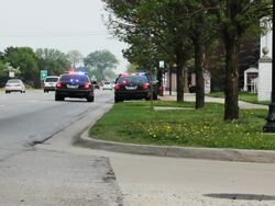 Police car Stock Footage