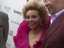Leslie Uggams and Richard Parsons at the 2010 Apollo Theater Benefit Concert & Awards Ceremony - Arrivals at New York NY. (Footage by WireImage Video/GettyImages) Stock Footage