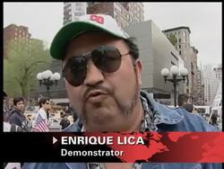 Immigration rallies will be held across the country today. AP expects coverage from LA, Dallas, Chicago and New York. News Clip