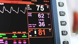 Vital signs Alert Stock Footage